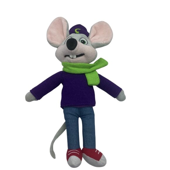 Chuck E. Cheese 2014 Limited Edition Winter Fun Mouse Plush Stuffed Animal 11" - Picture 2 of 8